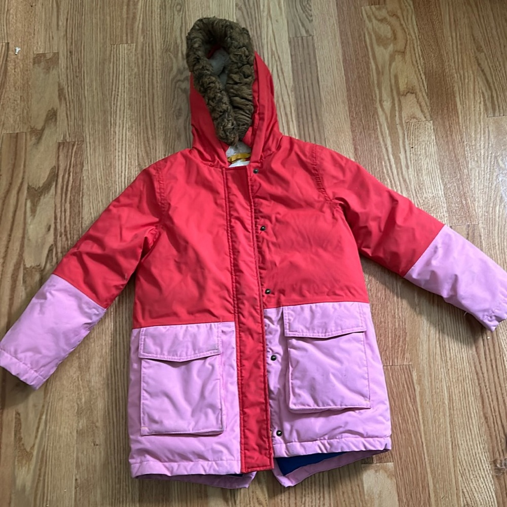 Warm winter jacket for girls